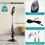 10-in-1 Multifunctional Steam Mop & Handheld Cleaner 1550W