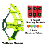 Kids Soft Foam Ball Shooting Toy Set – Safe Blaster Game for Ages 3+ - Light Green Bow And Arrow
