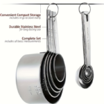 10-Piece Stainless Steel Measuring Cups & Spoons Set