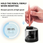 Automatic Electric Pencil Sharpener for Office, School & Home