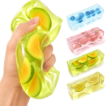 Dimple Fidget Bar & Fruit Stress Ball Set – Vaseline Texture