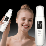 Wireless Electric Facial Cleansing Brush for Pores & Blackheads - White