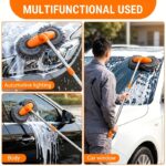 Adjustable Long-Handle Car Wash Mop – Microfiber Cleaning Brush