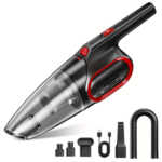 6000Pa Portable Mini Vacuum Cleaner for Home & Car - 809 black and red