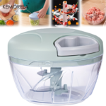 Manual Food Chopper & Garlic Mincer 17 oz / 30 oz - GREEN