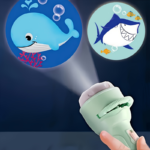 Kids Flashlight Projector Toy – Animal, Dinosaur & Marine Patterns