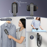 1100W Handheld Garment Steamer – Fast 20s Heating 10 oz