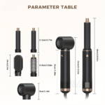 5-in-1 Hot Air Styler & Hair Dryer Brush with Auto Curler