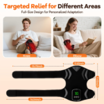 Heated Knee Massager with Vibration & Heat Therapy