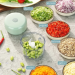Electric Mini Garlic Mincer & Portable Food Processor USB, 250ml