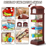 Farm Egg Drop Activity Cube & Sensory Toy for Fine Motor Skills