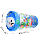 Inflatable Roller Drum Crawling Toy with Ocean Animals - Ocean World