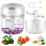 Electric Mini Garlic Mincer & Portable Food Processor USB, 250ml