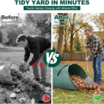 62-Gallon Collapsible Lawn & Leaf Bag – Dustpan Yard Waste Collector