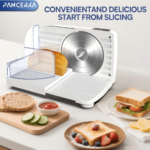 200W Electric Deli Meat Slicer 0–15mm Adjustable Thickness