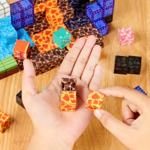 100-Piece Magnetic Building Cubes Set for Kids Random Colors