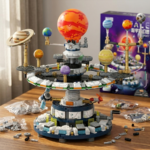 Solar System Planetarium Mini Building Block Set & Orbit Model