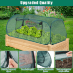 Pop-Up PVC Plant Cover – Garden Greenhouse with Window