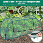 Pop-Up PVC Plant Cover – Garden Greenhouse with Window