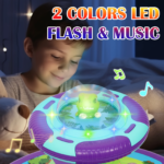 Musical Sit and Spin Toy with LED Lights for Toddlers 18M+