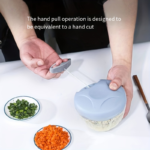 Multifunctional Manual Garlic Masher & Vegetable Cutter – Kitchen Chopper