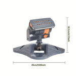 16-Nozzle Oscillating Lawn Sprinkler – 180° Rotatable Head
