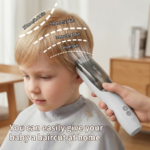 RTICS Kids & Teen Vacuum Hair Clipper Set – Rechargeable USB