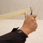 Heavy-Duty Aluminum Slingshot with Ergonomic Non-Slip Grip