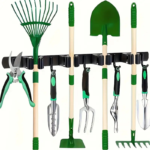 Stainless Steel Mop and Broom Holder – Heavy-Duty Wall Mount Rack