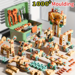Kids Toy Tool Box Set with Electric Drill & Screws for STEM Play