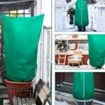 4-Pack Plant Covers for Winter – Zipper & Drawstring Frost Jackets