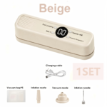 Cordless Automatic Vacuum Sealer Machine with Dry/Wet Modes - + 5 vacuum bags