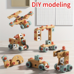 Kids Toy Tool Box Set with Electric Drill & Screws for STEM Play