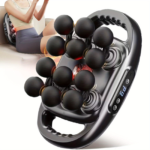 Handheld Massage Gun with 12 Heads & Storage Case - Grey