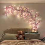 Bendable LED Cherry Blossom Branch Vine Lights | 8 Modes & USB Power