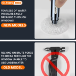 2-in-1 Emergency Car Safety Hammer & Seatbelt Cutter