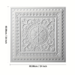 3D PVC Ceiling Tiles 2x2 12-Pack – Drop Ceiling Panels 48 Sq Ft