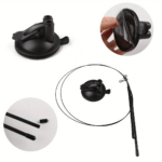 Interactive Suction Cup Cat Feather Toy – Hands-Free Bird Teaser Stick